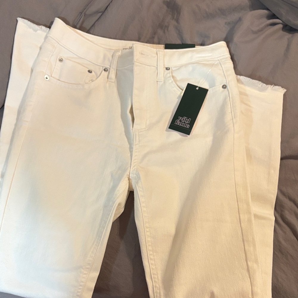 Wild Fable Cream Skinny Jeans